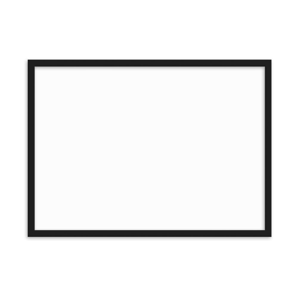Enhanced Matte Paper Framed Poster (cm)