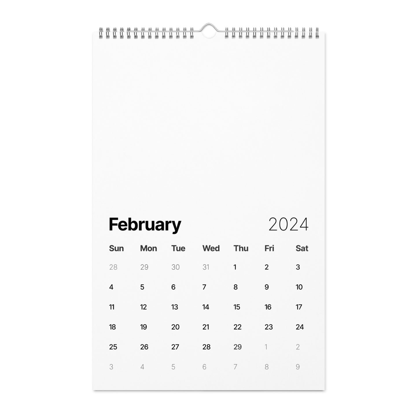 Wall Calendar (2024)