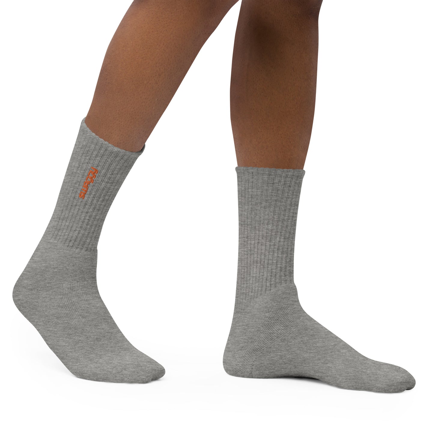 Embroidered Crew Socks | SOCCO SC200