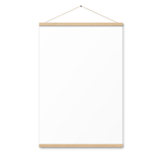 Enhanced Matte Paper Poster With Hanger (in)