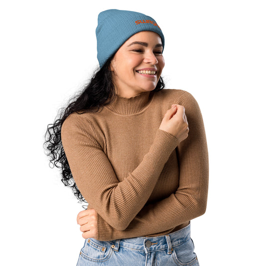 Organic Ribbed Beanie | Atlantis