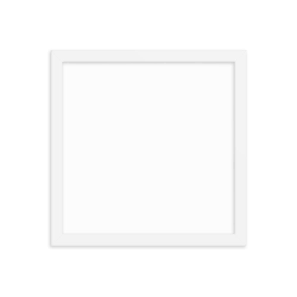 Premium Luster Photo Paper Framed Poster (in)