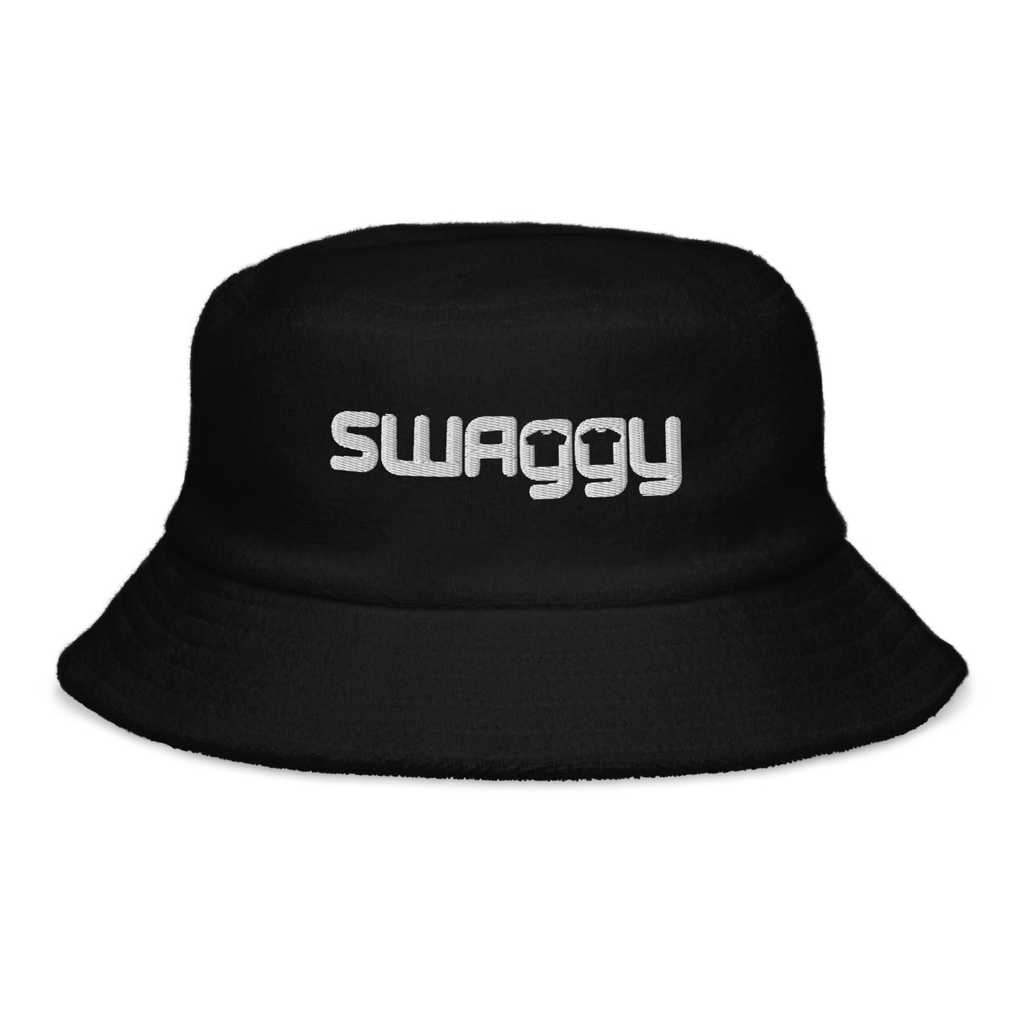 Unstructured Terry Cloth Bucket Hat