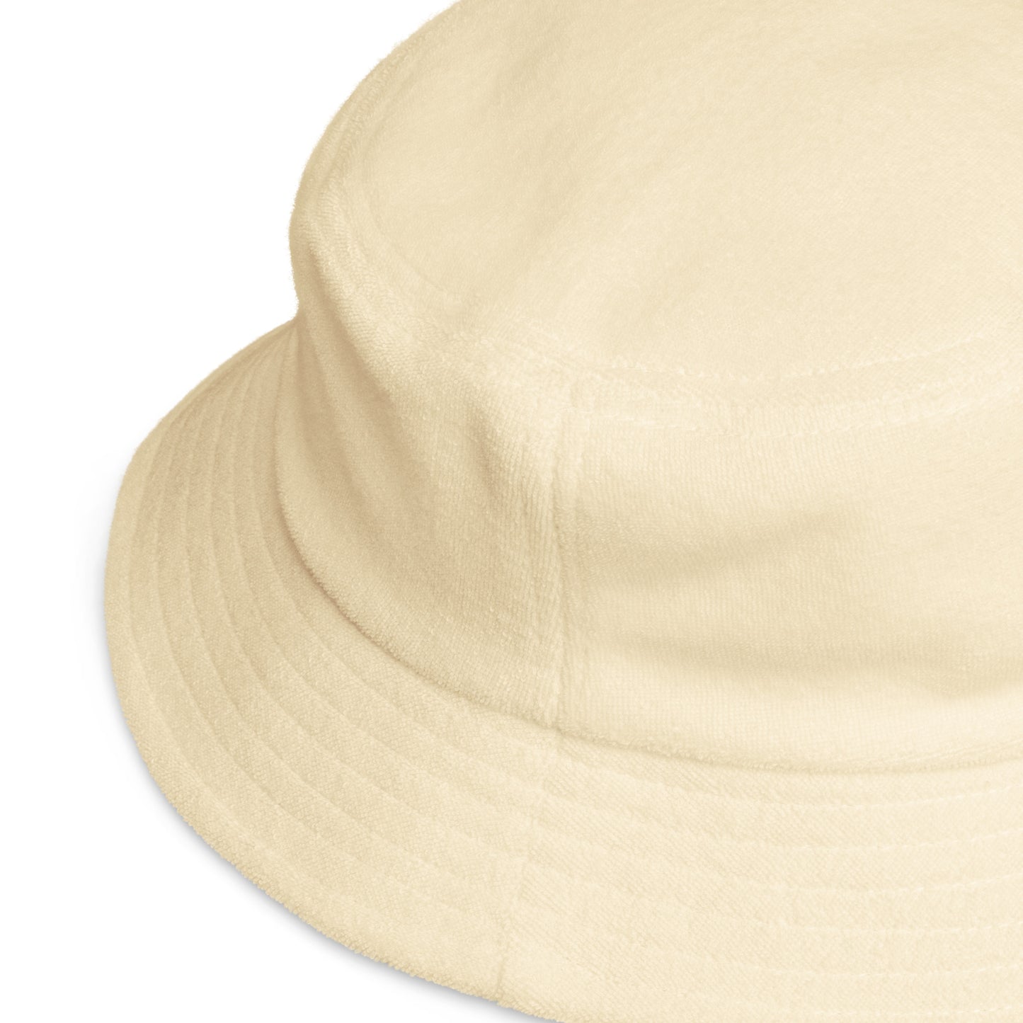 Unstructured Terry Cloth Bucket Hat