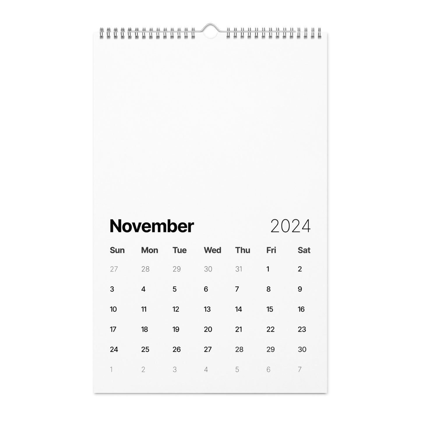 Wall Calendar (2024)