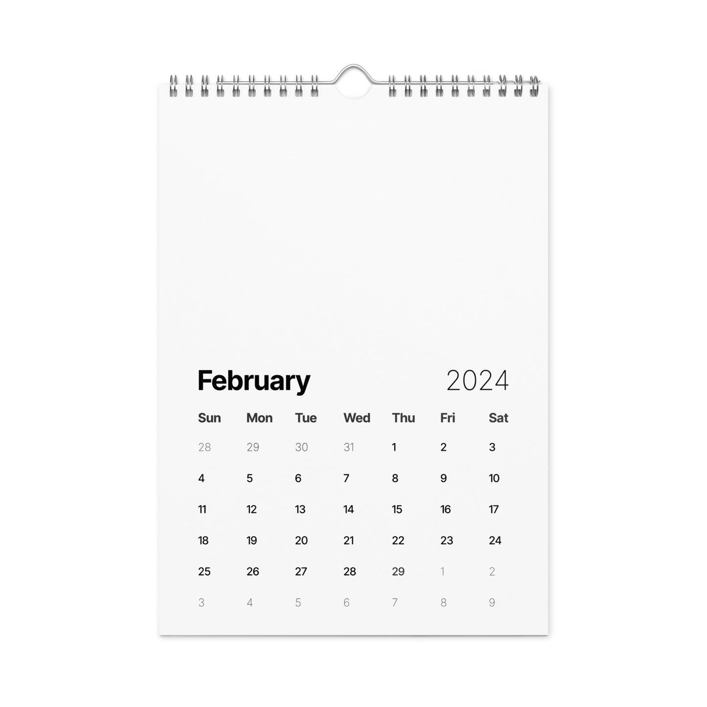 Wall Calendar (2024)