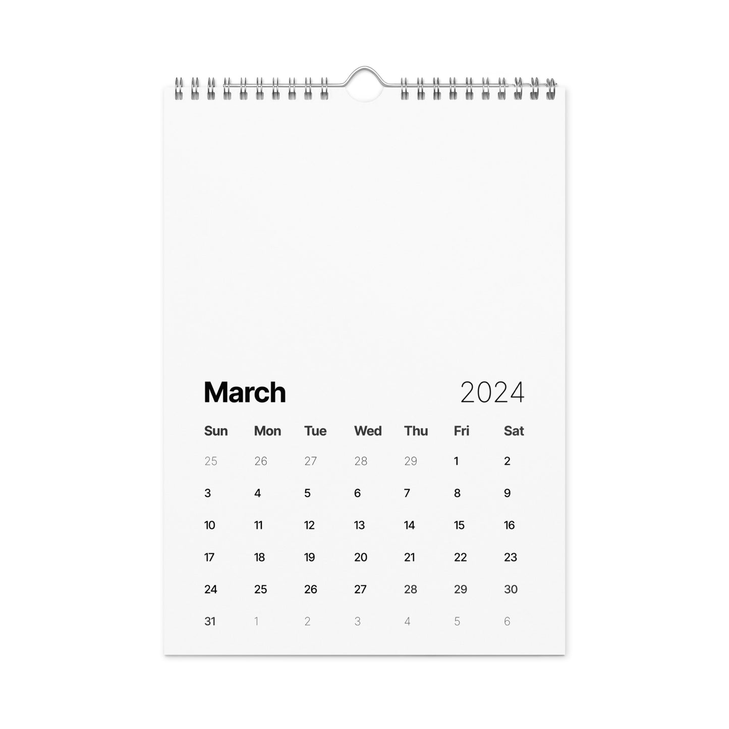 Wall Calendar (2024)