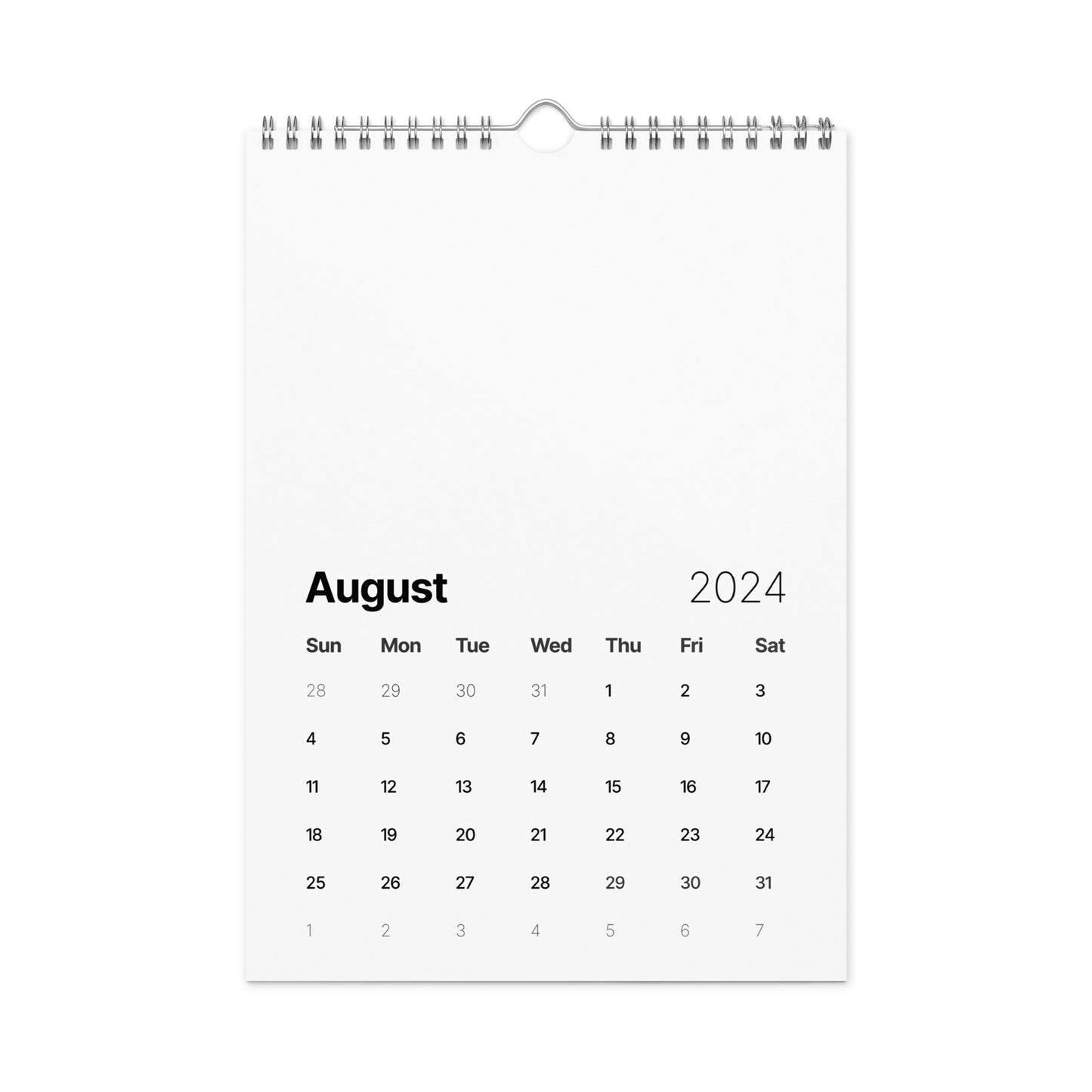 Wall Calendar (2024)